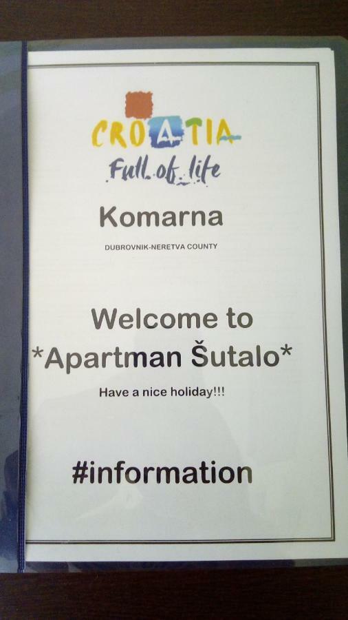 Apartman Sutalo Komarna Exterior photo